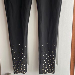 Pre-Loved Michael Kors Black Embellished Leggings.